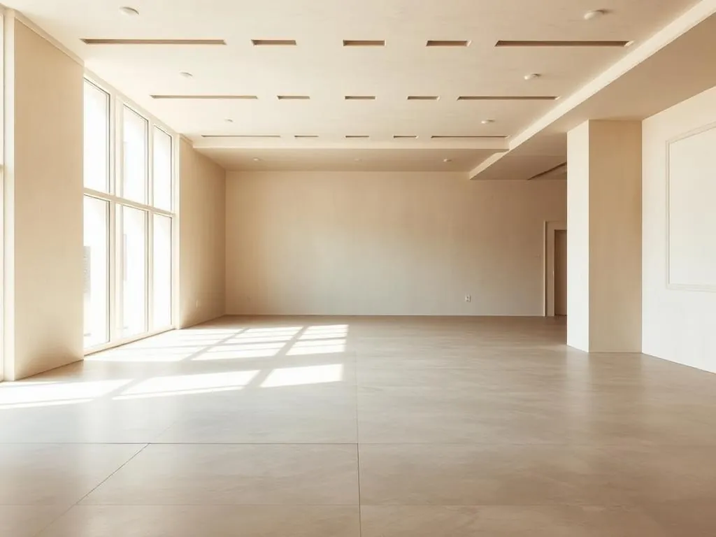 Before — Interior space by HAMAAR Projects shown before fit-out and after custom furnishing and decoration
